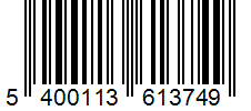 Barcode 5400113613749