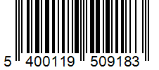 Barcode 5400119509183