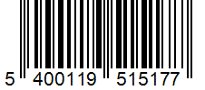 Barcode 5400119515177