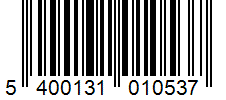 Barcode 5400131010537