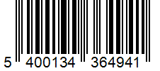 Barcode 5400134364941