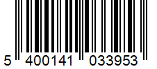 Barcode 5400141033953