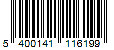 Barcode 5400141116199