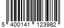 Barcode 5400141123982