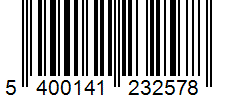 Barcode 5400141232578