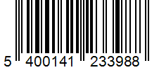 Barcode 5400141233988
