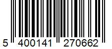 Barcode 5400141270662