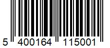 Barcode 5400164115001