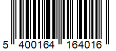 Barcode 5400164164016