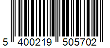 Barcode 5400219505702