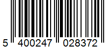 Barcode 5400247028372