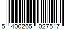 Barcode 5400265027517