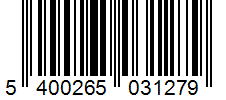 Barcode 5400265031279