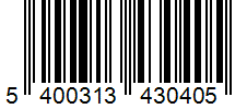 Barcode 5400313430405