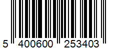 Barcode 5400600253403