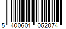 Barcode 5400601052074