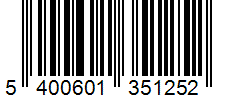 Barcode 5400601351252