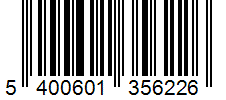 Barcode 5400601356226