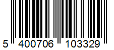 Barcode 5400706103329