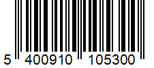 Barcode 5400910105300