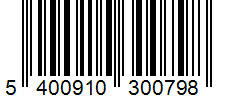Barcode 5400910300798