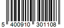 Barcode 5400910301108