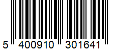 Barcode 5400910301641