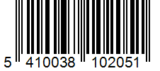 Barcode 5410038102051