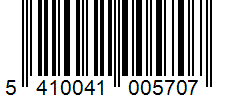 Barcode 5410041005707