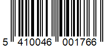 Barcode 5410046001766
