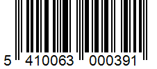Barcode 5410063000391