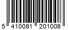 Barcode 5410081201008