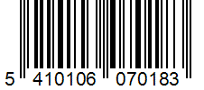Barcode 5410106070183