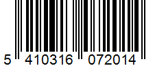 Barcode 5410316072014