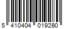 Barcode 5410404019280