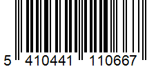 Barcode 5410441110667