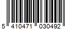 Barcode 5410471030492