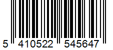 Barcode 5410522545647