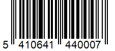 Barcode 5410641440007