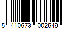 Barcode 5410673002549