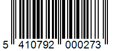 Barcode 5410792000273