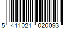 Barcode 5411021020093