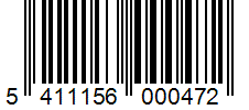 Barcode 5411156000472