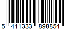 Barcode 5411333898854