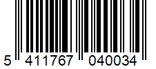 Barcode 5411767040034
