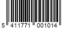 Barcode 5411771001014