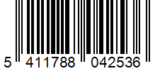 Barcode 5411788042536