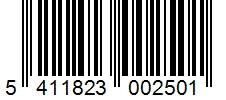 Barcode 5411823002501