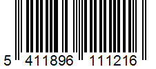 Barcode 5411896111216
