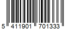 Barcode 5411901701333